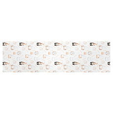 Běhoun béžový - se skřítky, 100% polyester, 40 x 150 cm Běhoun béžový - se skřítky, 100% polyester, 40 x 150 cm