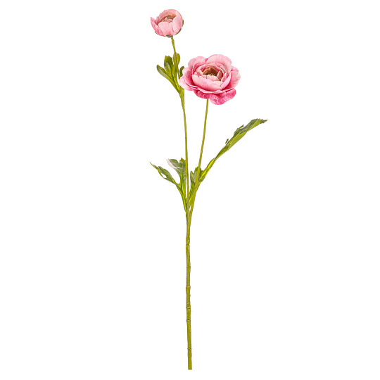 Ranunculus - umělý řezaný, barva světle růžová Ranunculus - umělý řezaný, barva světle růžová