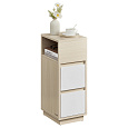 Odkládací stolek 25x30x65cm, mdf, bělený dub, ANT-E1065 BUK