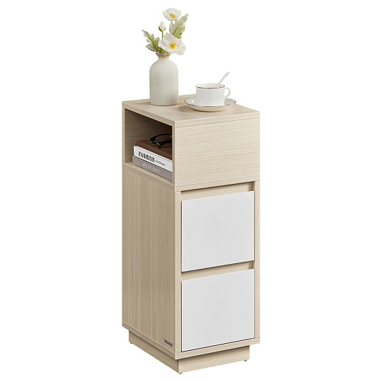 Odkládací stolek 25x30x65cm, mdf, bělený dub, ANT-E1065 BUK Odkládací stolek 25x30x65cm, mdf, bělený dub, ANT-E1065 BUK