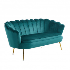 Luxusní pohovka, 3-sed, smaragdová Velvet látka/chrom zlatý, styl Art-deco, NOBLIN NEW Luxusní pohovka, 3-sed, smaragdová Velvet látka/chrom zlatý, styl Art-deco, NOBLIN NEW