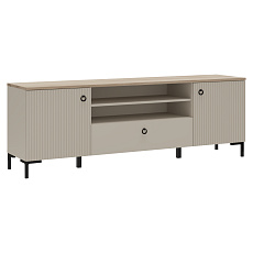 TV stolek, šedohnědá Taupe/dub silverjack, DOMCA 2D1S TV stolek, šedohnědá Taupe/dub silverjack, DOMCA 2D1S