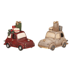 Auto s dárky - polyresin, LED osvětl., mix 2 barev, cena za 1 ks Auto s dárky - polyresin, LED osvětl., mix 2 barev, cena za 1 ks