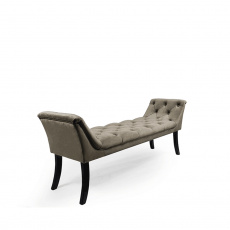 Designová lavice, olivově zelená Velvet látka / kaučukové dřevo, HEMY Designová lavice, olivově zelená Velvet látka / kaučukové dřevo, HEMY