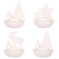 Svícen porcelánový - na čajovou svíčku, mix 3 druhů, cena za 1 ks