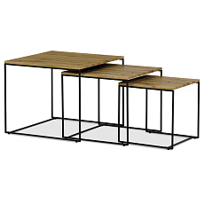 Konferenční stolek 60x60x51cm, mdf, divoký dub, AF-3008 OAK
