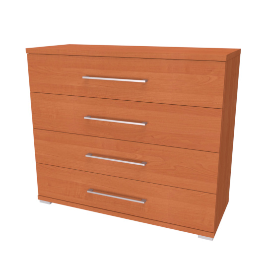 NÁBYTEK MIKULÍK s.r.o. AIDA S - komoda se zásuvkami, 100x86cm Dekor: olše