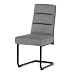 Jídelní židle, šedá, látka, DCL-P3107 SIL2