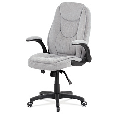 Kancelářské křeslo, synchronní mechanismus, stříbrná látka, KA-G303 SIL2