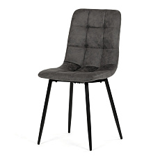 Jídelní židle, černá, látka vintage, CT-281 BK3