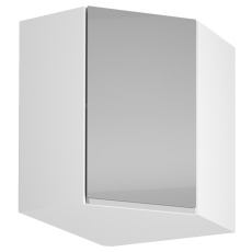Horní skříňka, bílá / šedý extra vysoký lesk, AURORA G60N Horní skříňka, bílá / šedý extra vysoký lesk, AURORA G60N