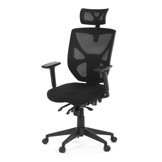 Kancelářská židle, asynchronní mechanismus, černá, KA-Q8250 BK