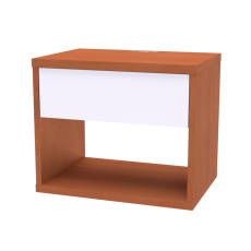 NÁBYTEK MIKULÍK s.r.o. SMART - noční stolek s USB nabíječkou, 50x41.5x35cm Dekor: olše