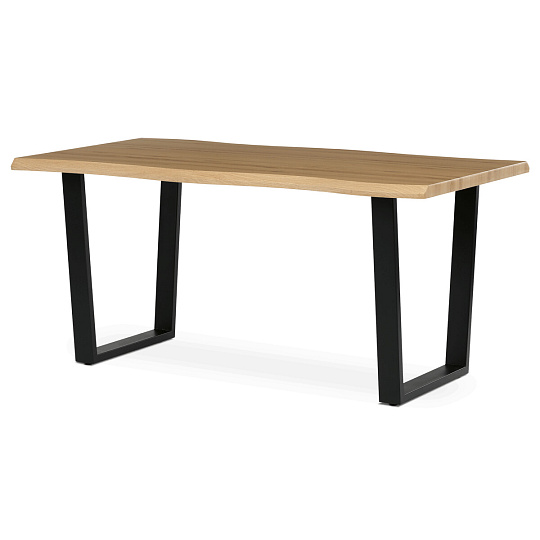 Jídelní stůl 160x90cm, mdf, divoký dub, HT-F4216 OAK