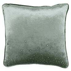 Polštář s výplní - sv. zelený s lemováním, 100% polyester, 50 x 50 cm Polštář s výplní - sv. zelený s lemováním, 100% polyester, 50 x 50 cm