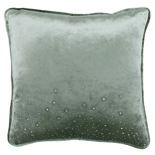 Polštář s výplní - sv. zelený s lemováním, 100% polyester, 50 x 50 cm Polštář s výplní - sv. zelený s lemováním, 100% polyester, 50 x 50 cm