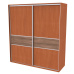 NÁBYTEK MIKULÍK s.r.o. FLEXI 2 - šatní skříň dveře dělené ltd, 180/200/220 x 220/240cm Šířka: 200cm, Výška: 240cm, Dekor: olše