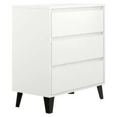 Komoda, bílá, BOGAN NEW 3S70 Komoda, bílá, BOGAN NEW 3S70