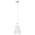 Visící lampa, bílá / kov, AIDEN typ3