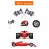 Sada nálepek, formule, SVEND