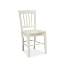 Jídelní židle CD 57 celodřevěná bílá