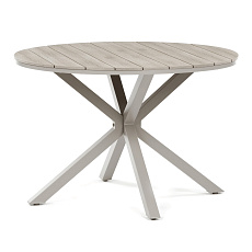 Zahradní stůl 110x110cm, hliník, polywood, béžová, AZT-S1430 CRM Zahradní stůl 110x110cm, hliník, polywood, béžová, AZT-S1430 CRM