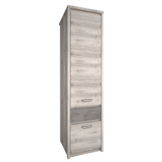Regál 2D1S, kaštan nairobi/onyx, JESI NEW Regál 2D1S, kaštan nairobi/onyx, JESI NEW
