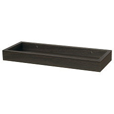 Polička, mdf, hnědá, P-010 WAL