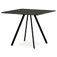 Jídelní stůl 90x90cm, melamin, šedý dub, HT-R5190 GREY