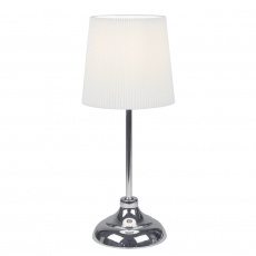 Stolní lampa, kov / bílé textilní stínítko, GAIDEN Stolní lampa, kov / bílé textilní stínítko, GAIDEN