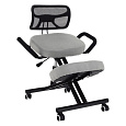 Ergonomická kľakačka, šedohnědá taupe/černá, RUFUS P10, poškozené zboží