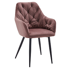 Designové křeslo, tmavě růžová Velvet látka, VERIO NEW