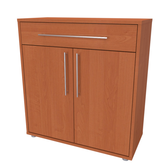 NÁBYTEK MIKULÍK s.r.o. ELITE S - komoda, 80x86x36/43cm Hloubka: 43cm, Dekor: modřín latté