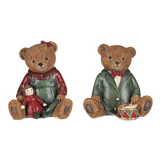 Medvěd - polyresinová figurka, mix 2 druhů, cena za 1 ks Medvěd - polyresinová figurka, mix 2 druhů, cena za 1 ks