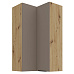 Horní rohová skříňka, sandgrau/dub artisan, FRISBO 60x60 GN-108 2F