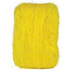 Sisalové vlákno - balení 500 g, barva žlutá Sisalové vlákno - balení 500 g, barva žlutá