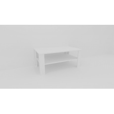 Nábytek Mikulík Vranovice Konferenční stolek PONY,v. 45cm, š.120cm - bílá struktura Nábytek Mikulík Vranovice Konferenční stolek PONY,v. 45cm, š.120cm - bílá struktura
