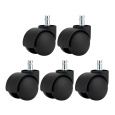Kolečko, set 5 ks, černá, KOLEČKO TYP 1