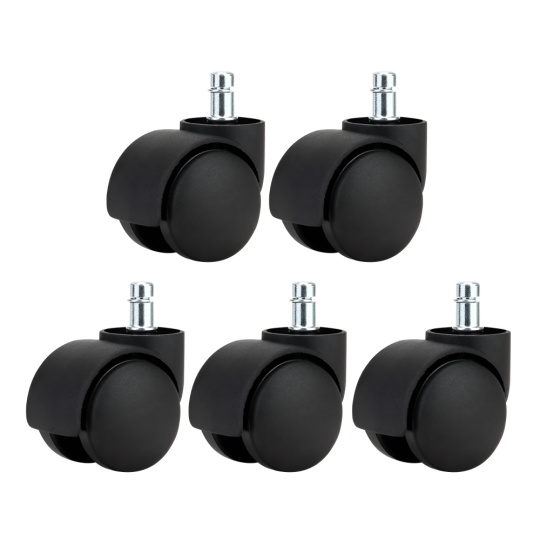 Kolečko, set 5 ks, černá, KOLEČKO TYP 1