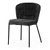 Jídelní židle, šedá, látka bouclé, CT-W1077 GREY2