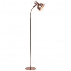 Stojací lampa v retro stylu, kov, rose gold, AVIER TYP 2 Stojací lampa v retro stylu, kov, rose gold, AVIER TYP 2