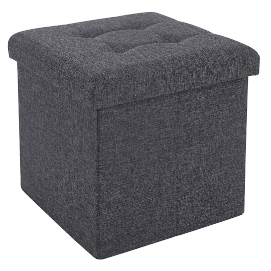 Taburet, tmavě šedá, FALON