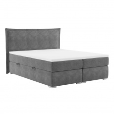 Postel boxspring, šedá, 160x200, MEGAN Postel boxspring, šedá, 160x200, MEGAN