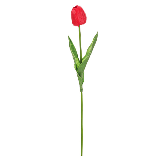 Tulipán pěnový - umělý řezaný, barva červená