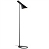 Stojací lampa, černý kov, CINDA TYP 2