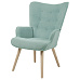 Relaxační křeslo, modrá, látka, AK-301 BLUE2