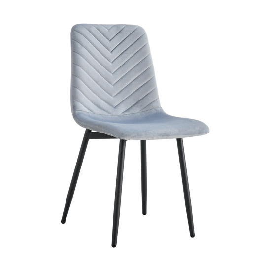 Židle, šedá Velvet látka/černá, RAMITA TYP 2