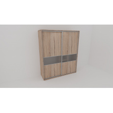 Skříň FLEXI 2 š.200cm v.220cm : 2x dveře dělené sklem MATELUX Skříň FLEXI 2 š.200cm v.220cm : 2x dveře dělené sklem MATELUX