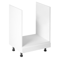 Skříňka na spotřebiče, bílá / bílá extra vysoký lesk, AURORA D60ZK