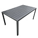 Zahradní stůl, hliník, černá, ZINAN